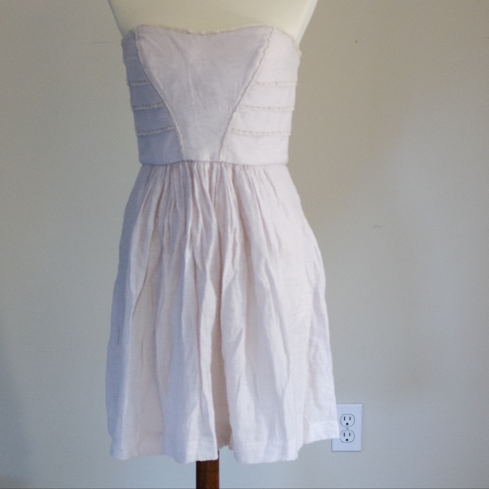 Jessica Simpson strapless dress